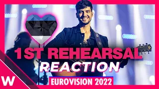 Estonia First Rehearsal: Stefan "Hope" @ Eurovision 2022 (Reaction)