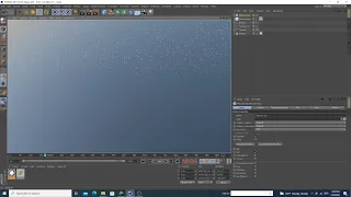 Snow Fall Cinema 4D Tutorial