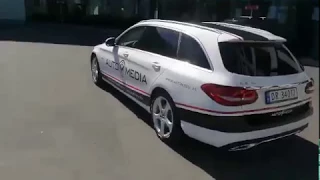 Mercedes C-klasse 350E plugin-hybrid - reklamebil