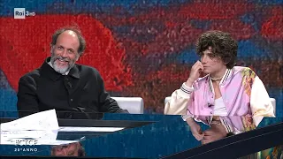 Timothèe Chalamet e Luca Guadagnino - Che Tempo Che Fa 13/11/2022