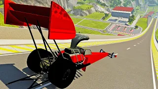 Which Automation Mod Can Fly The Furthest On Car Jump Arena? PART 23 - BeamNG Drive Mods