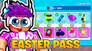 ROBLOX PET CATCHERS I SPENT 24 HOURS GRINDING THE EASTER PASS