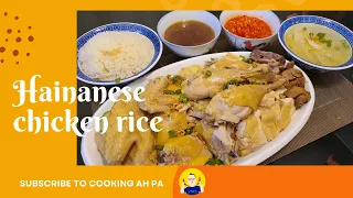 Hainanese chicken rice | 海南鸡饭