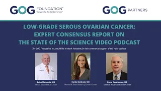 Low-grade serous ovarian cancer: expert consensus report on the state of the science video podcast