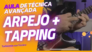 Arpejos com Tapping: AULA DE TÉCNICA DE GUITARRA
