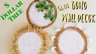 DIY Dollar Store BOHO Wall Hangings | $1 PLACEMATS?!