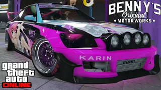 KARIN SULTAN RS CUSTOM BENNY'S GTA ONLINE . ALL CUSTOMIZATION SULTAN RS BENNY S GTA 5