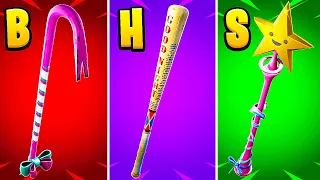 The SWEATIEST Fortnite Pickaxe of Each Letter