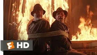 Indiana Jones and the Last Crusade (3/10) Movie CLIP - Fiery Escape (1989) HD