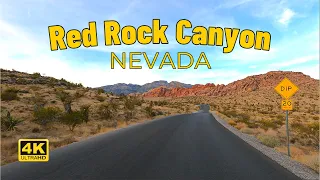 Driving Red Rock Canyon - Scenic Drive | Nevada USA [4K UHD 60fps]