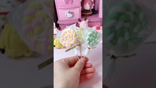 Super sweet clay lollipop 🍭tutorial #miniature#polymer clay#diy#creative