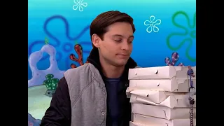 Peter Parker Delivers Pizza for the Krusty Krab