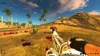 Serious Sam Fusion - Along The Nile: 01 Nile River (Serious 100% + Commentary)