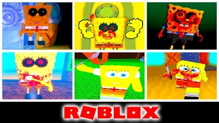 Spongebob.EXE Remix Part 1 (in 15 Roblox Games)