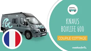 Knaus Boxlife 600 Vidéo explicative - roadsurfer couple cottage