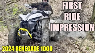 Dan's first thoughts on his new Can Am Renegade 1000. Thing is a BEAST!!!