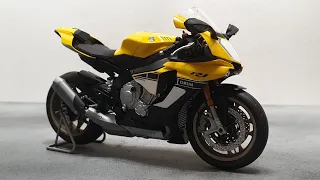 YAMAHA R1 60th Anniversary Edition 1/12 Tamiya Modelkit Finished Model