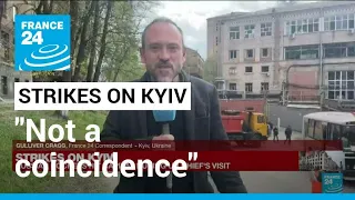 Russia's striking Kyiv during UN chief's visit "is not a coincidence" • FRANCE 24 English