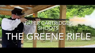 A Civil War Bolt Action! Paper Cartridges Shoots the Greene Rifle