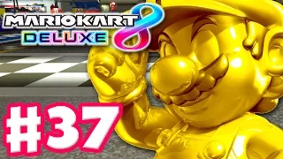 Gold Mario! Time Trials and Online Multiplayer! - Mario Kart 8 Deluxe - Gameplay Walkthrough Part 37