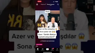 NIA KURBANOVA AZER ZAHIDLE DALASDI 😱😱 TIKTOK CANLI YAYIN YARISMA (2023)