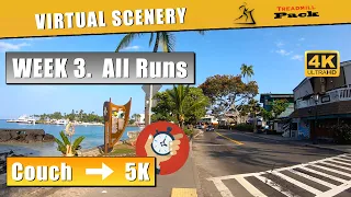 Couch To 5K Week 3 - All runs | Start Running | Virtual Scenery with Timer