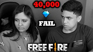 LE REGALO 40MIL DIAMANTES A MI NOVIA PERO NOS DIMOS CUENTA DE ALGO INESPERADO EN FREE FIRE l Jeanki