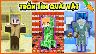 Kamui Thử Thách TRỐN TÌM QUÁI VẬT Độc Ác Trong Minecraft