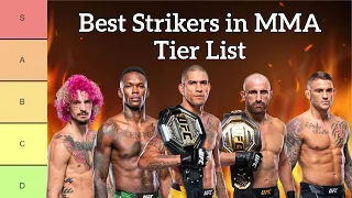 Ranking The Best Strikers in MMA. Tier List