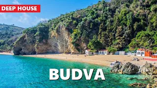 🇲🇪Budva, Montenegro, beaches [4k] Deep House Music