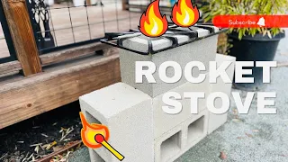The "5 Block" Rocket Stove | DIY Rocket Stove Using Concrete/Cinder Blocks - Best Step by Step DIY