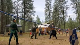 Celtic Revolt 2024, Armored Combat Tournament, some of the bracket portion, 1/2