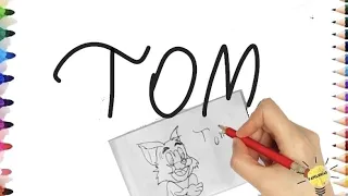 TRANSFORMANDO PALAVRAS TOM EM DESENHO | Tom and Jerry o filme 2021