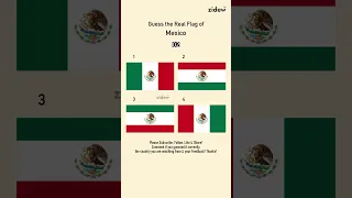 Guess the Real Flag 99 • Mexico • IQ • zidew #flag #quiz #country #geography