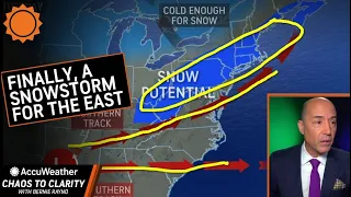 Finally, A Snowstorm for the East As Pattern Goes Cold