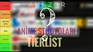 Anime studyoları tierlist