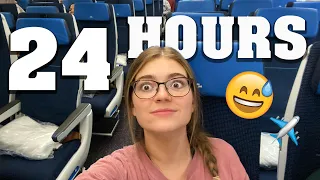 24 HOURS ON AN AIRPLANE