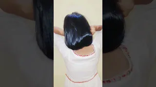 Double Folded Ponytail🎀 #shorts #viral #hairstyle