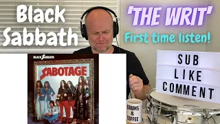 Drum Teacher Reacts: 'The Writ' | BLACK SABBATH | (First Time Listen)