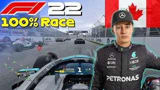 F1 22 - Let's Make Russell World Champion #9: 100% Race Canada