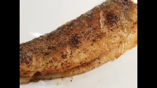 Fishing catch and cooking fresh Trout (pan fried Cajun Trout)