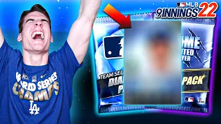 WE FINALLY PULLED HIM! Prime and Team Select Diamond Pack Opening! - MLB 9 Innings 22