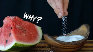 Why do people salt watermelon?