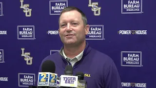 LSU Jay Johnson 'We are not that far away, but we're far away' press conference
