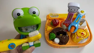 [Toy asmr]Pororo Eating and Brushing Teeth ASMR😬🪥 뽀로로 밥먹고 양치놀이