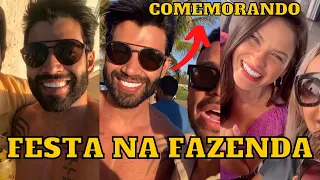 Gusttavo Lima e Andressa Suita fazem FESTA na FAZENDA com AMIGOS para comemorar SUCESSO