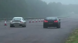 Tuned Nissan GT-R v Porsche 997 Turbo S