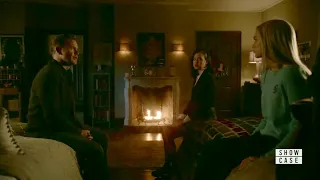 Legacies 1x15 Alaric tells Lizzie and Josie about the Merge