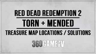 Red Dead Redemption 2 Torn + Mended Treasure Map Locations / Solutions - How to get Otis Revolver