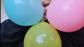 ASMR | Blowing up and tapping on balloons 🎈